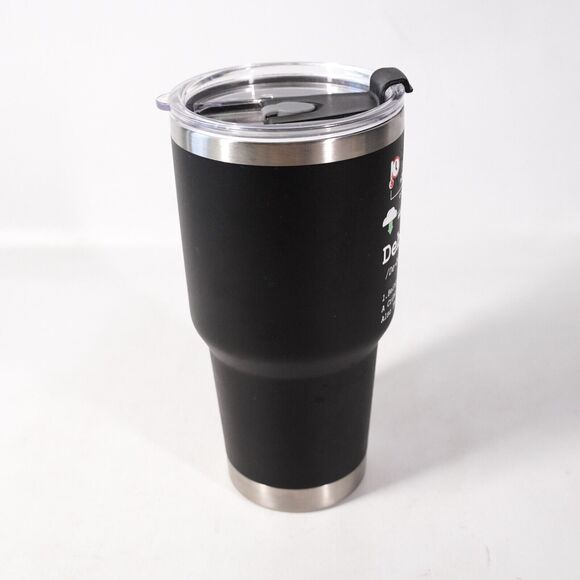 Debugging Computer Programmer Coder Stainless Steel Tumbler Coffee Cup Black - Picture 3 of 11